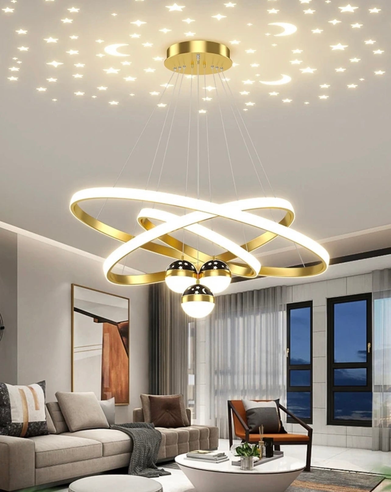 Starry Sky Projector Pendant light