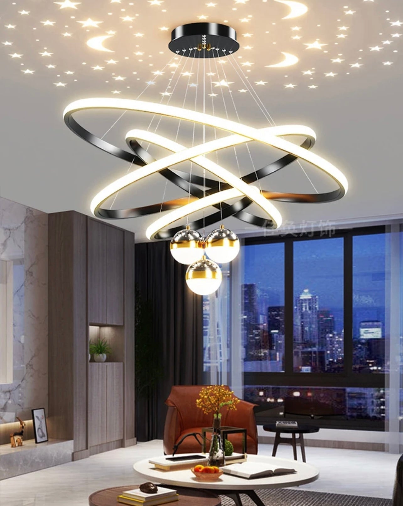 Starry Sky Projector Pendant lighting