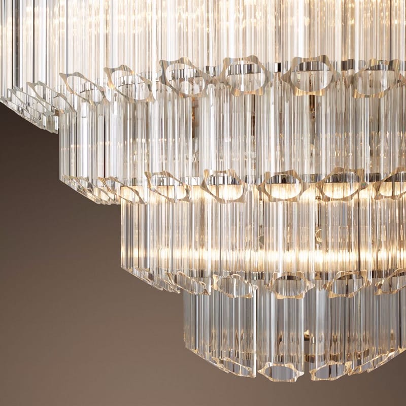 Stunning Grand Modern Crystal Chandelier