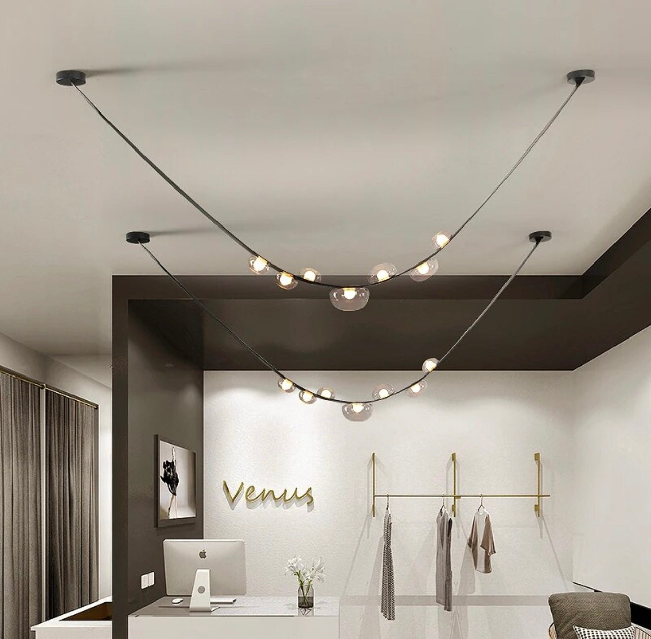 Suspended Belt Pendant Lighting