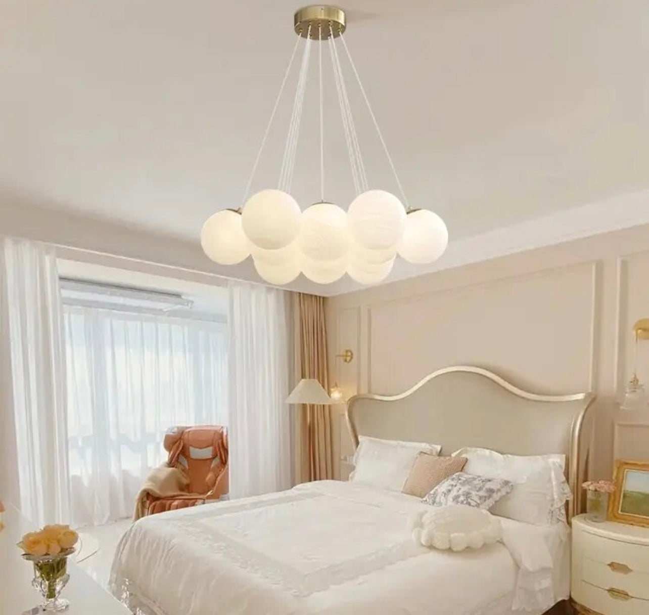 bedroom Planet Bubble Pendant Lamps