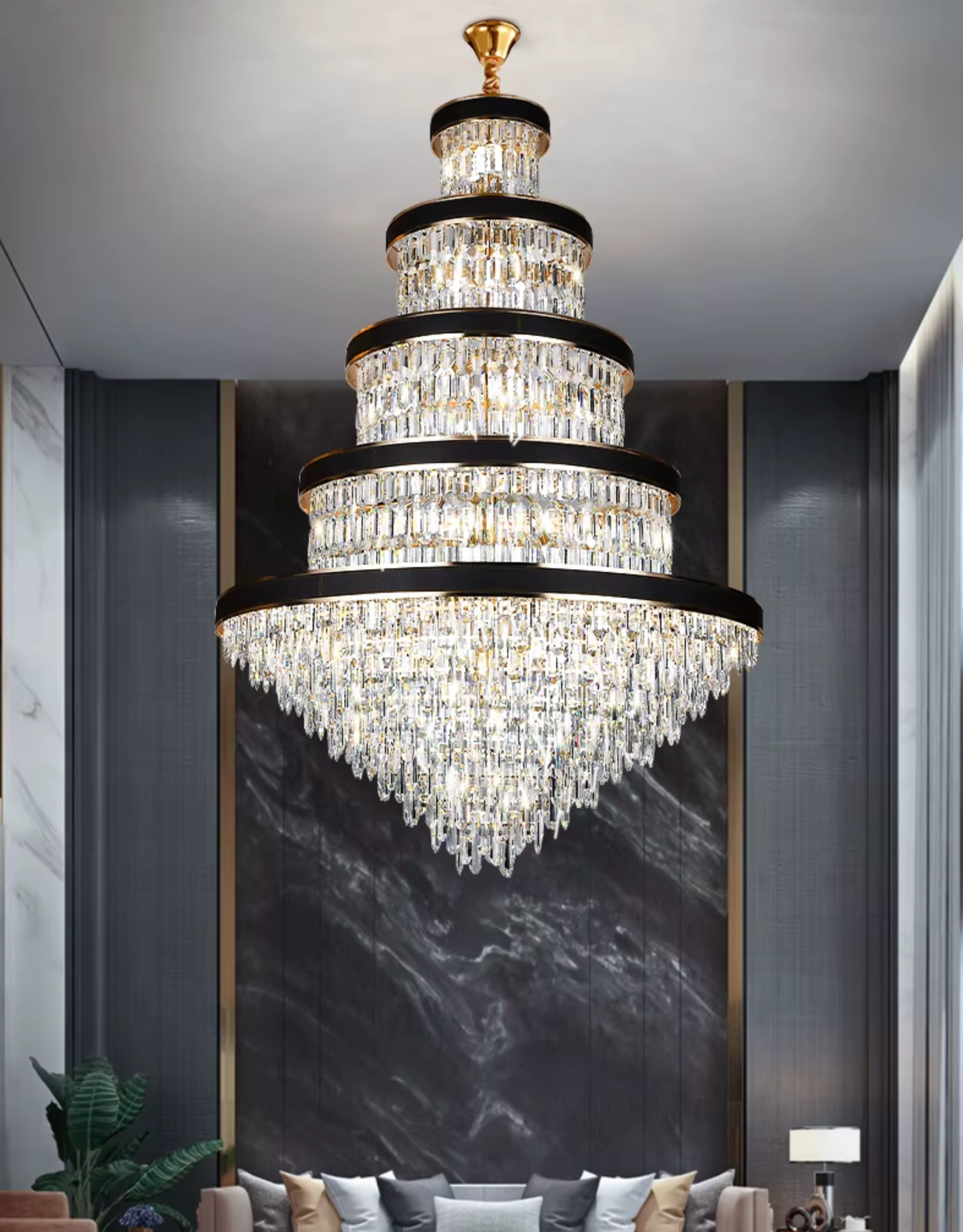 luxury chandelier for large spaces