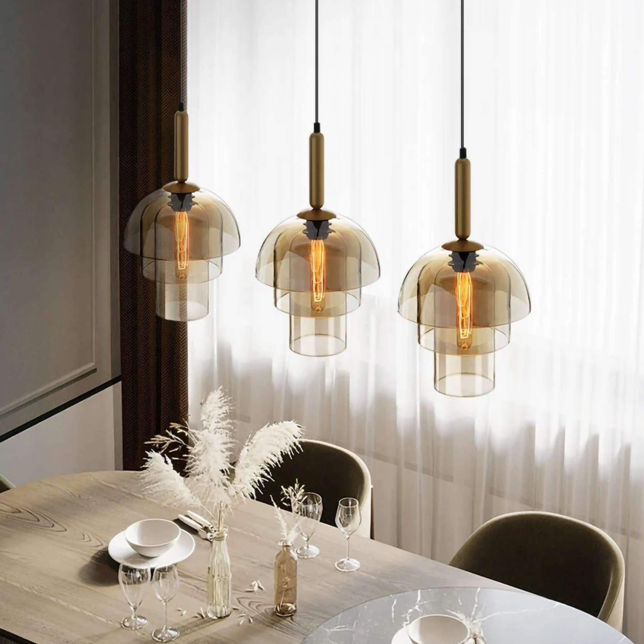 Modern pendant lighting