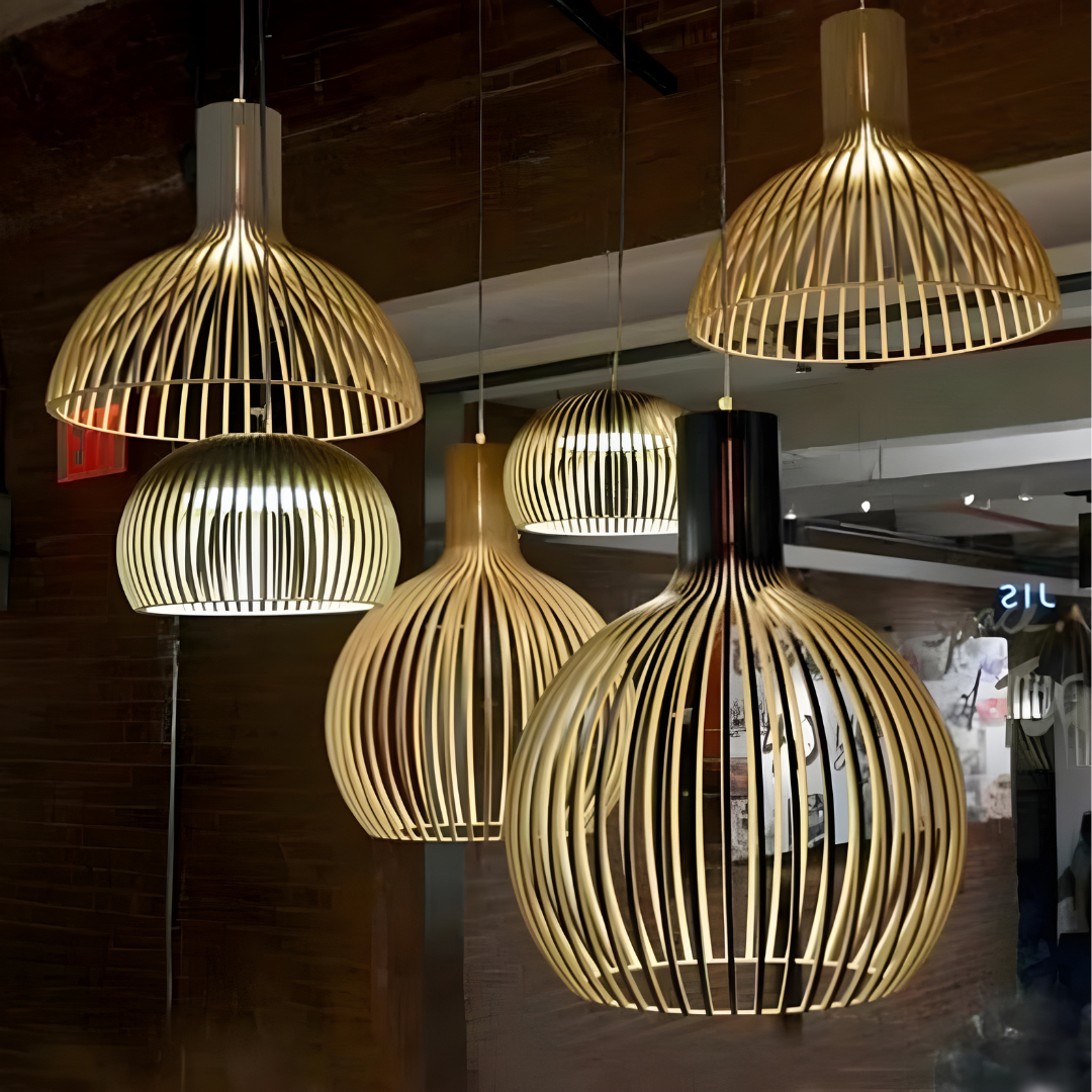 ceiling Handmade Vintage Bamboo Pendant