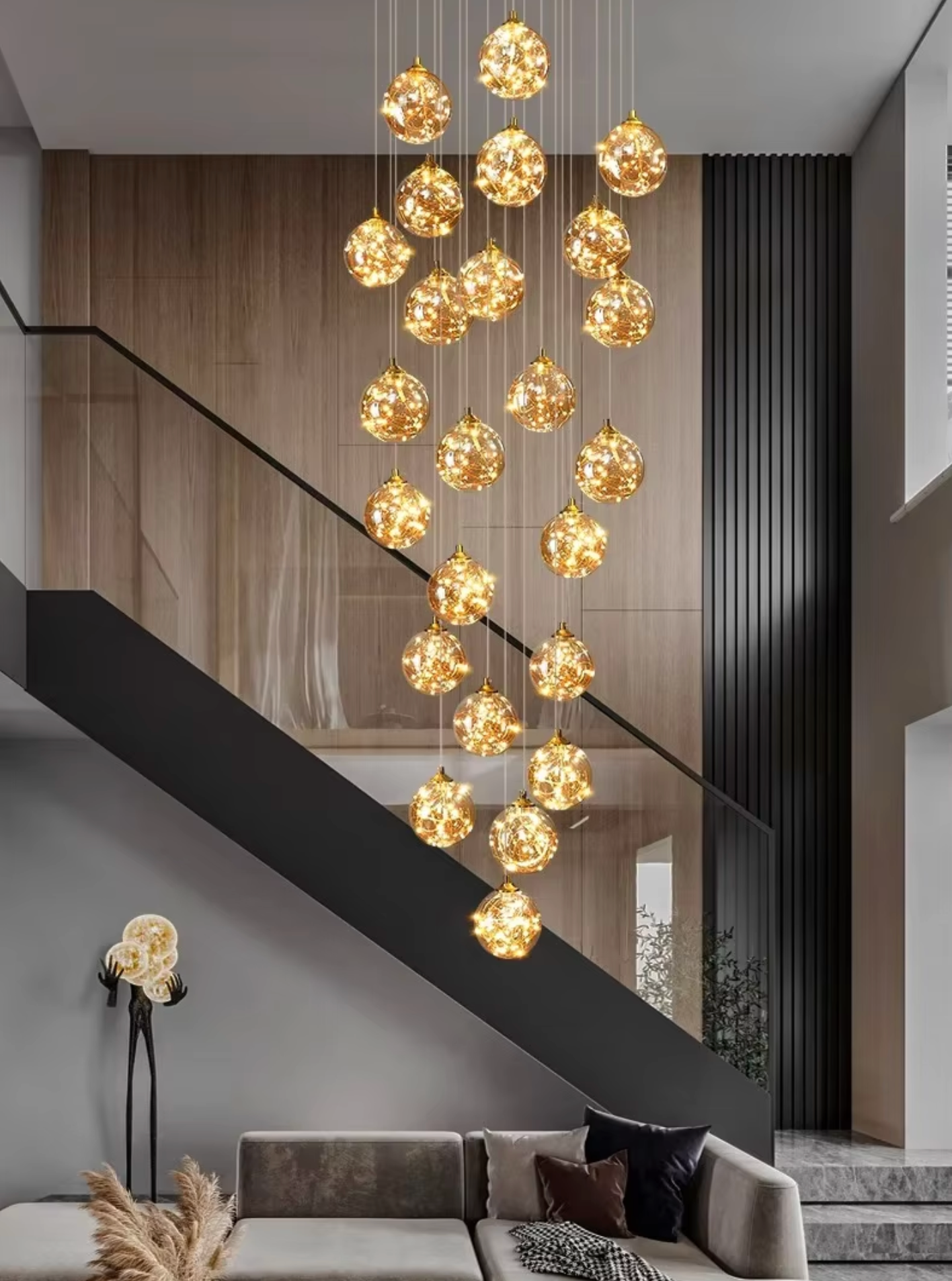 Stair Chandelier Straight