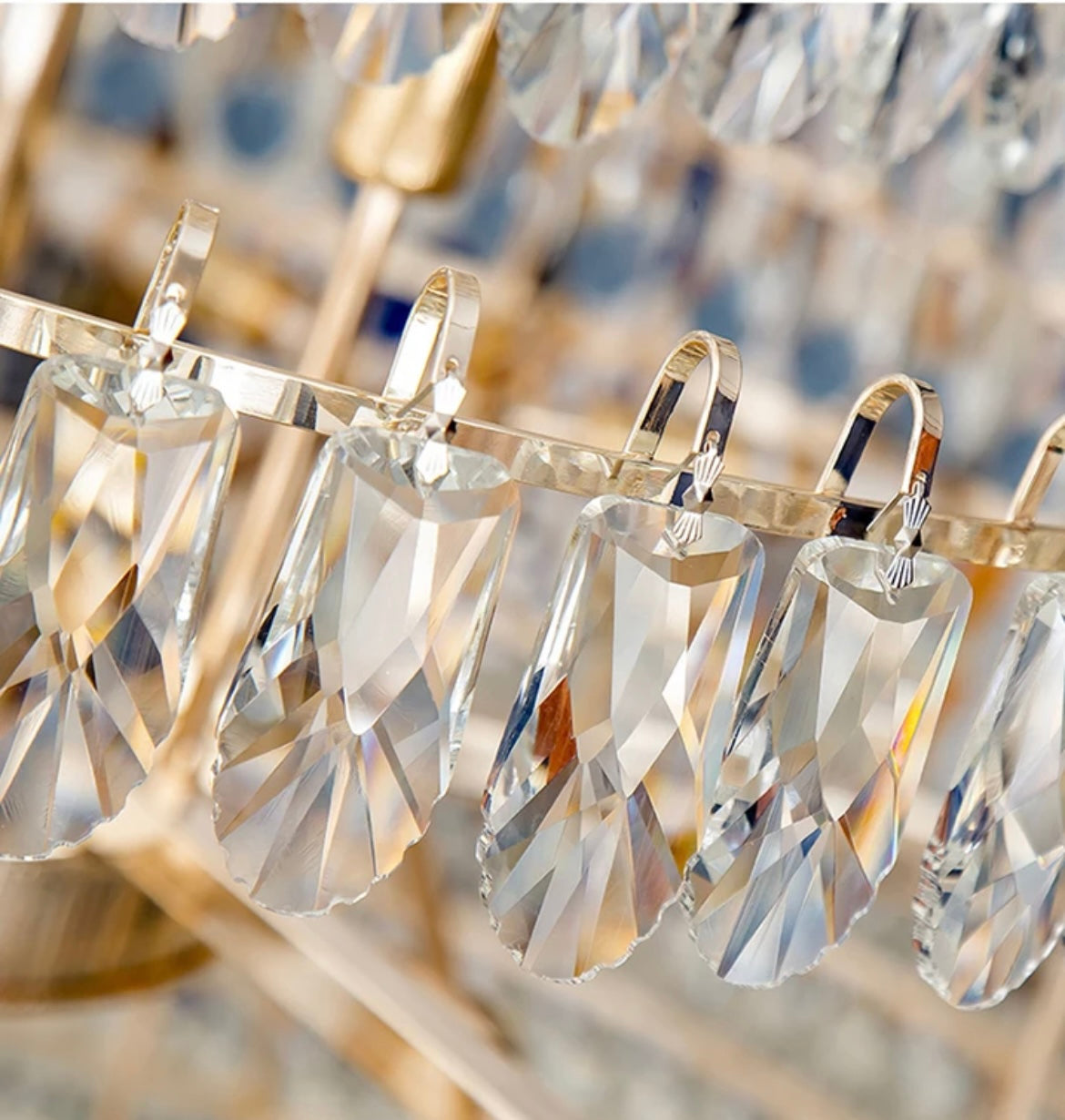 luxury crystal round chandeleir