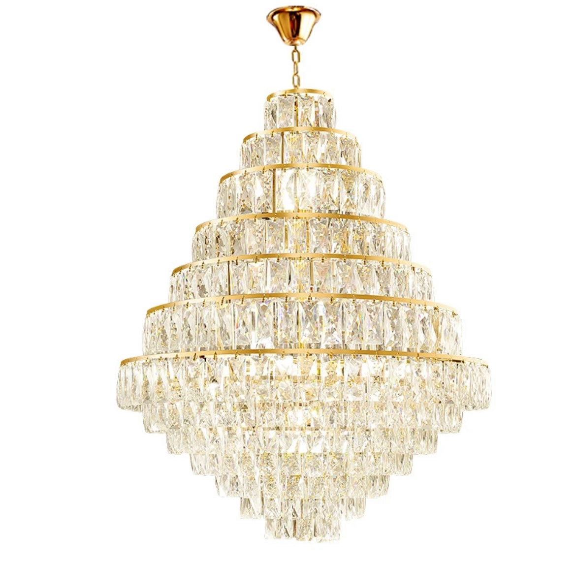 gold chandelier larg