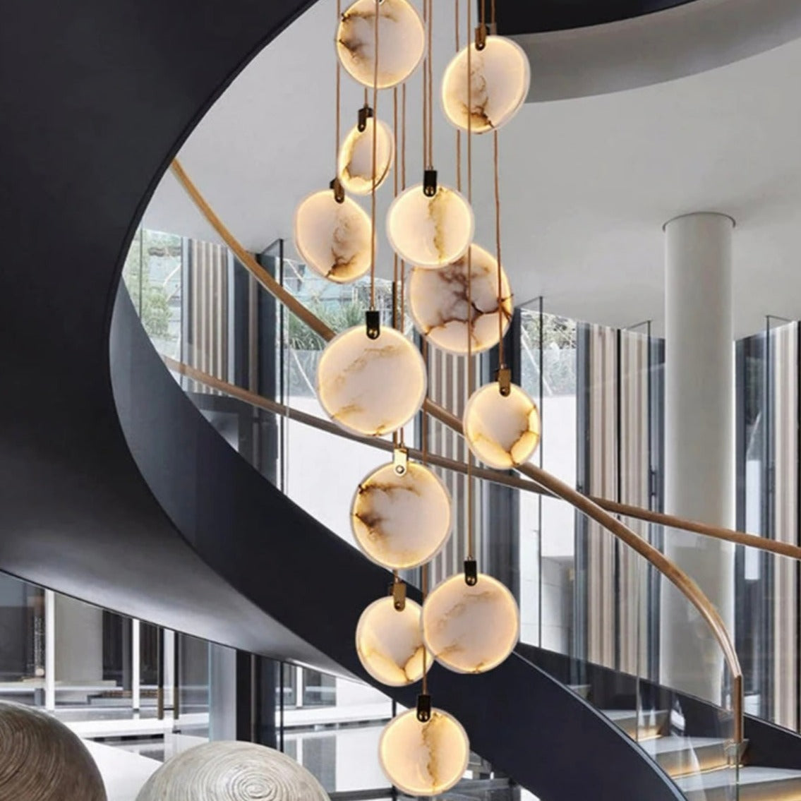 Luxury Marble LED Chandelier