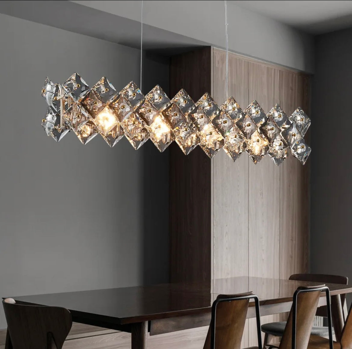 Luxury K9 Crystal LED Dining Chandelier