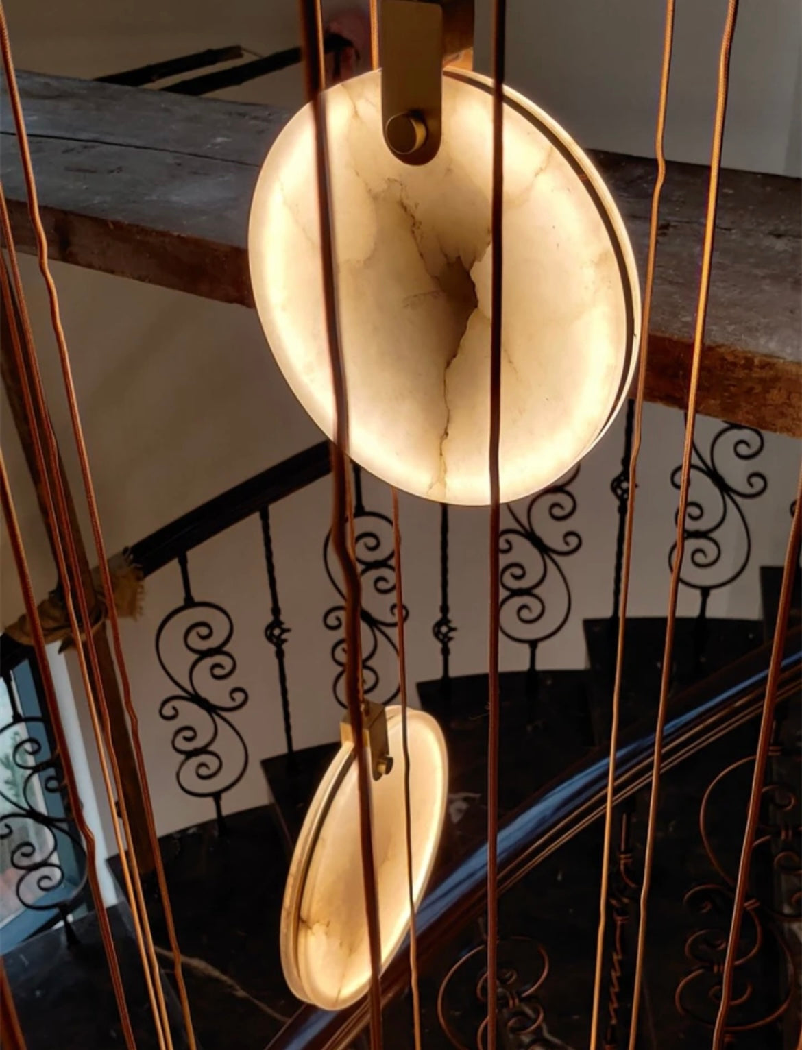 Luxury Marble LED Chandelier