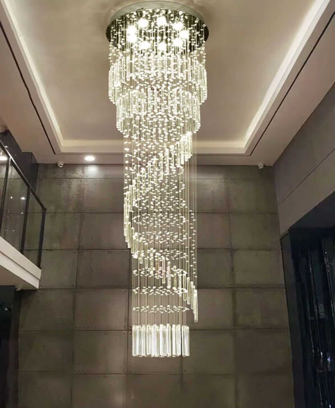 silver k9 chandelier crystals