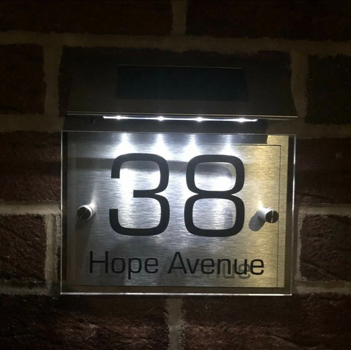 led house number lighting