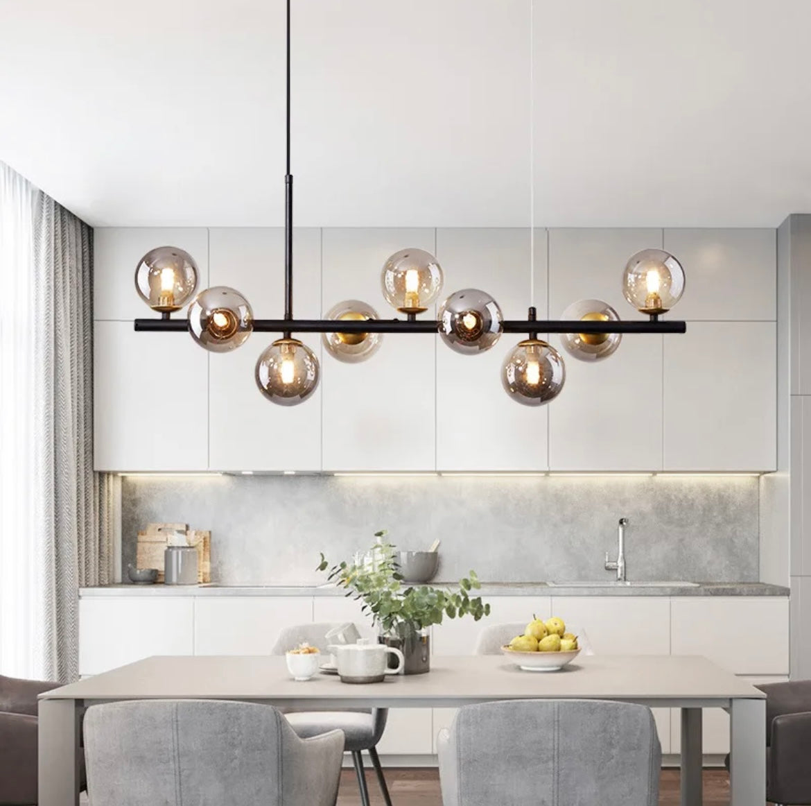 Black Bar Modern Pendant