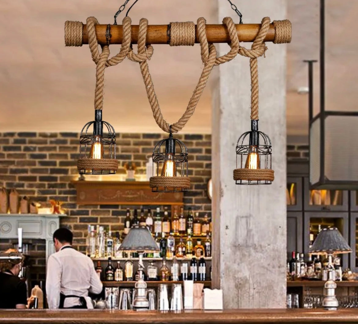 rope lanterns Vintage Pendant Light