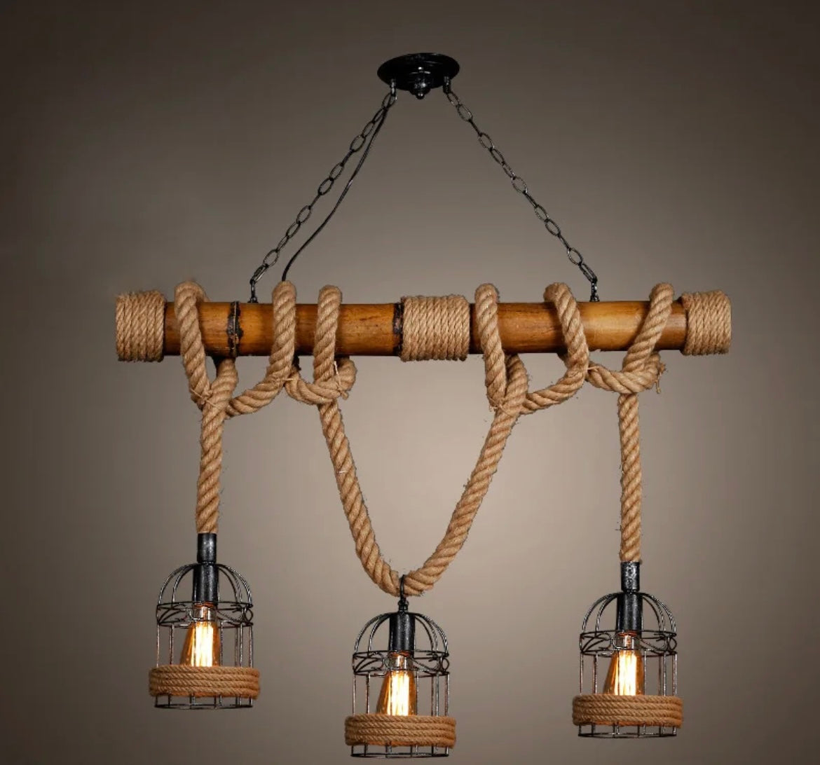 rope lanterns Vintage Pendant Lighting