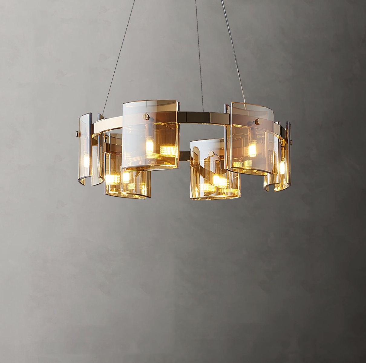 colourful stained glass hanging light