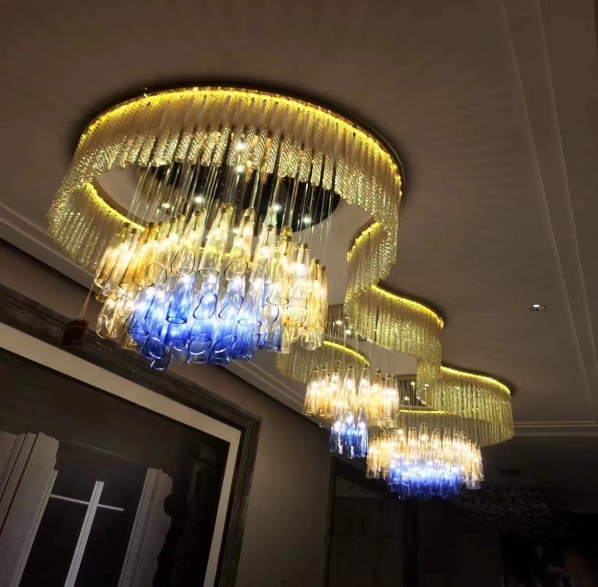 Commercial Squiggle Droplet Lighting
