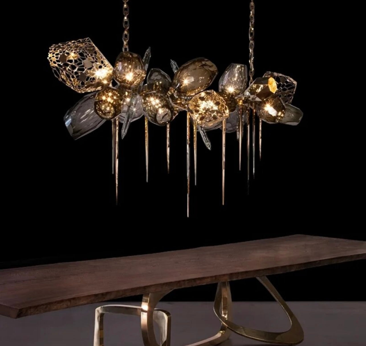 Luxury Stained Glass Chandelier