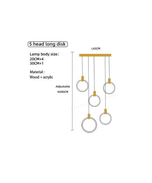 Hanging Ring Light Chandelier