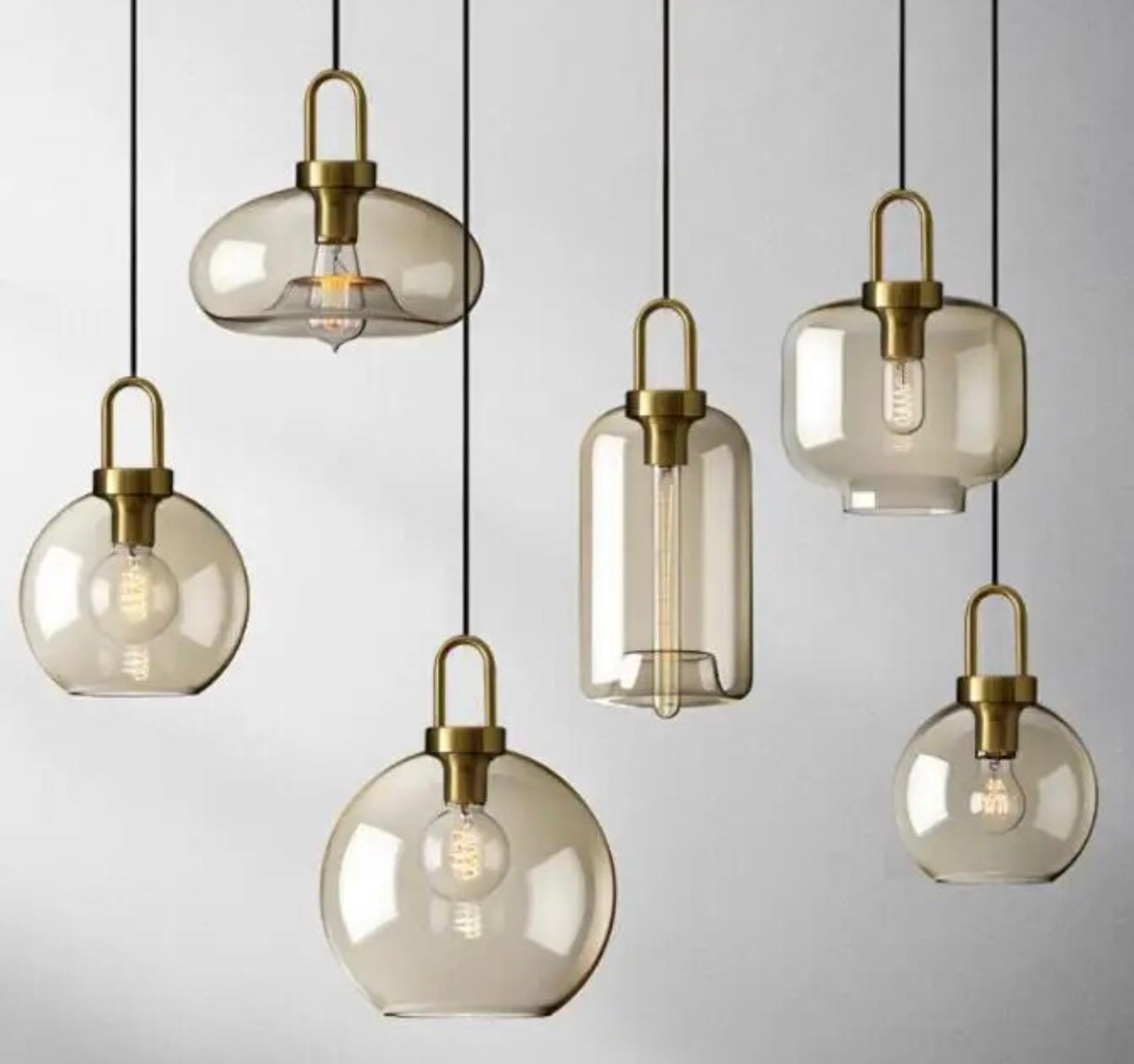 Modern Glass Latern Pendant Lights