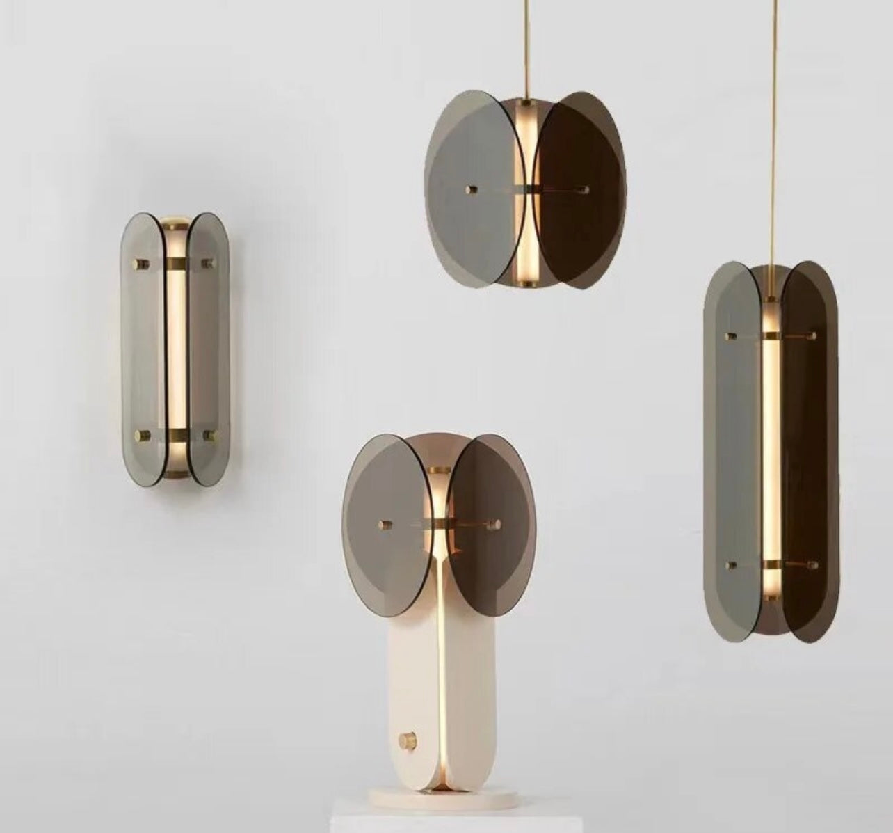 Creative Panel Glass Pendant Light