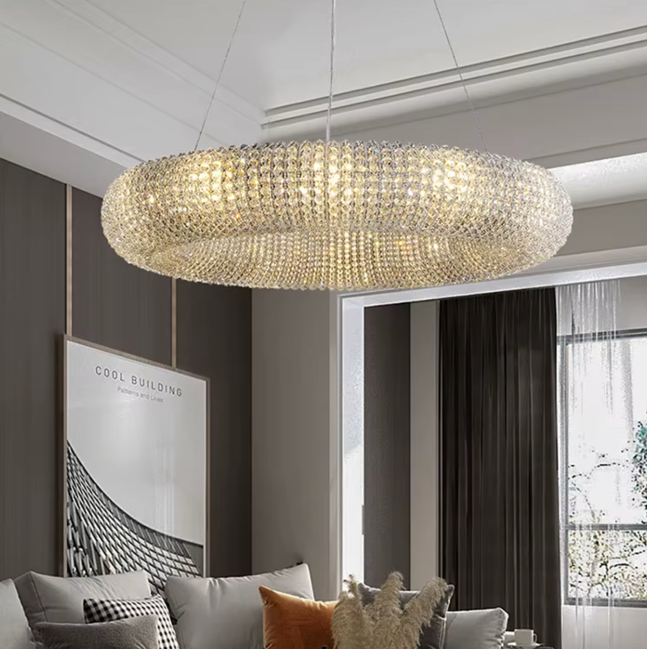 Luxury Hanging Crystal Chandelier 