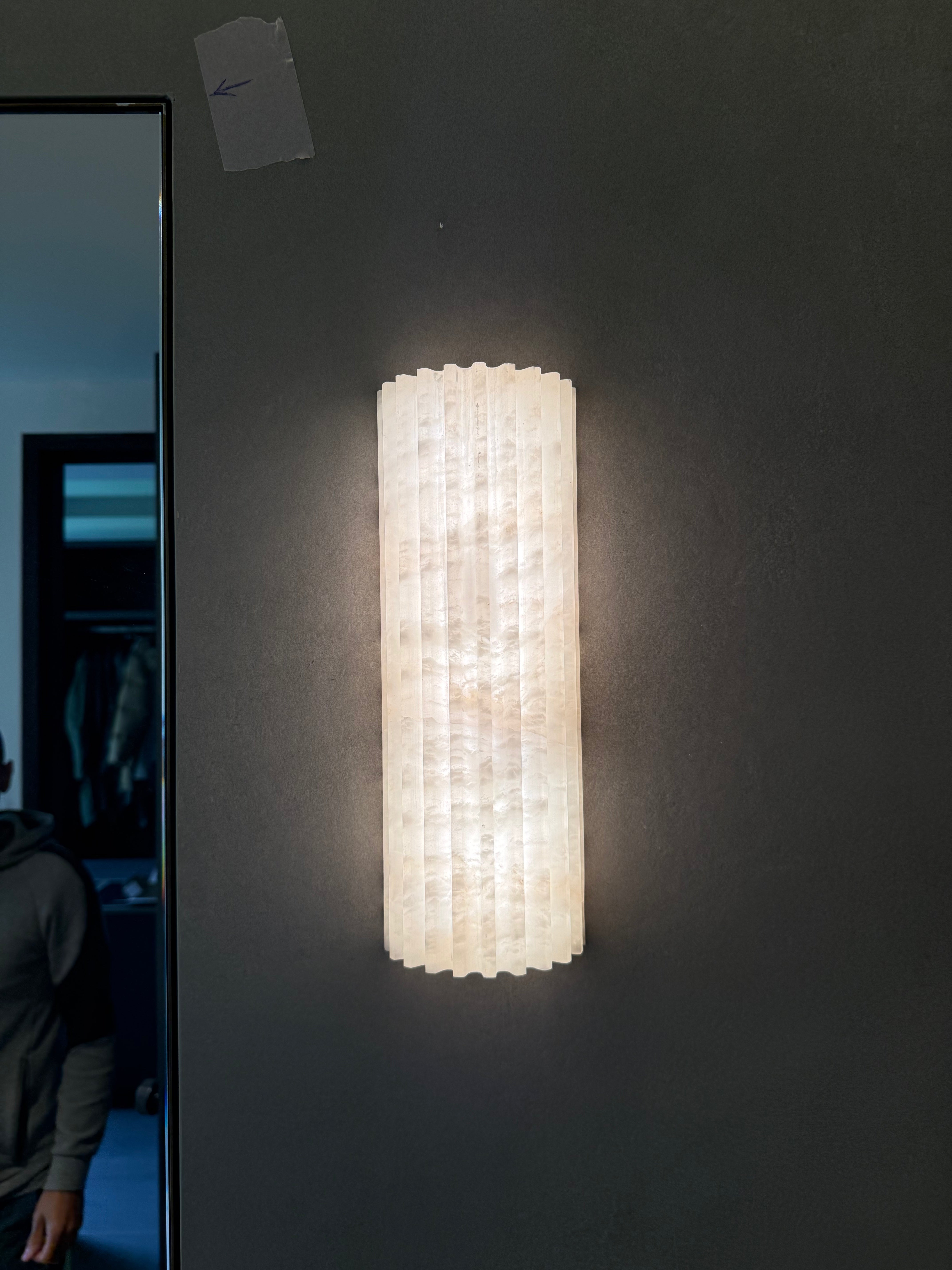 Luxury Marble wall light in bathroom 