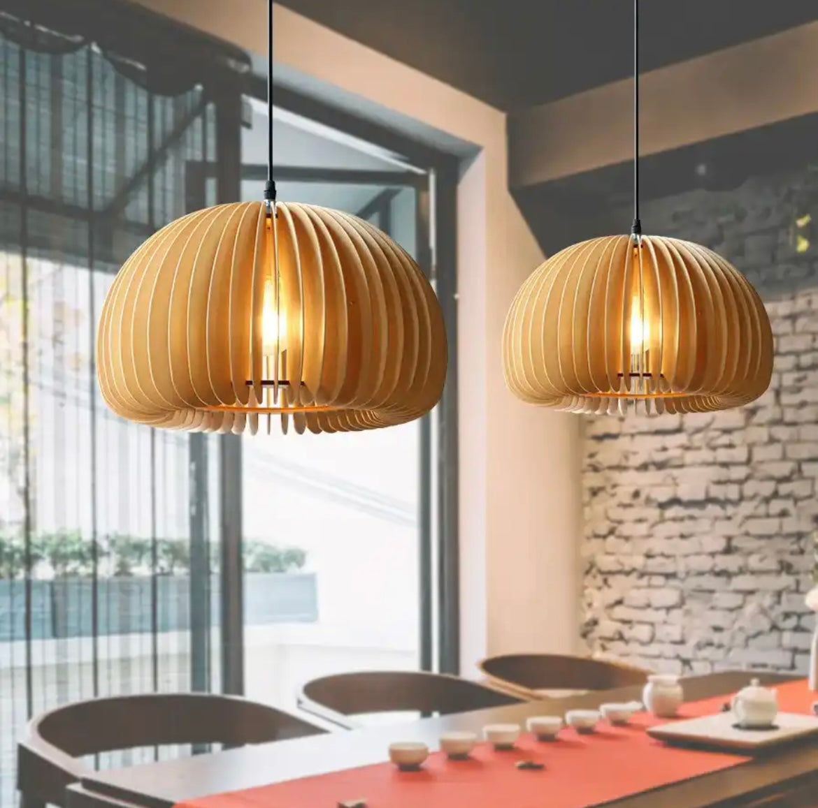 Nordic Rattan Bamboo Pendant lighting
