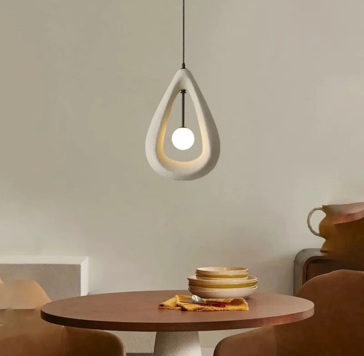 Nordic Wasi Sabi Teardrop Pendant light