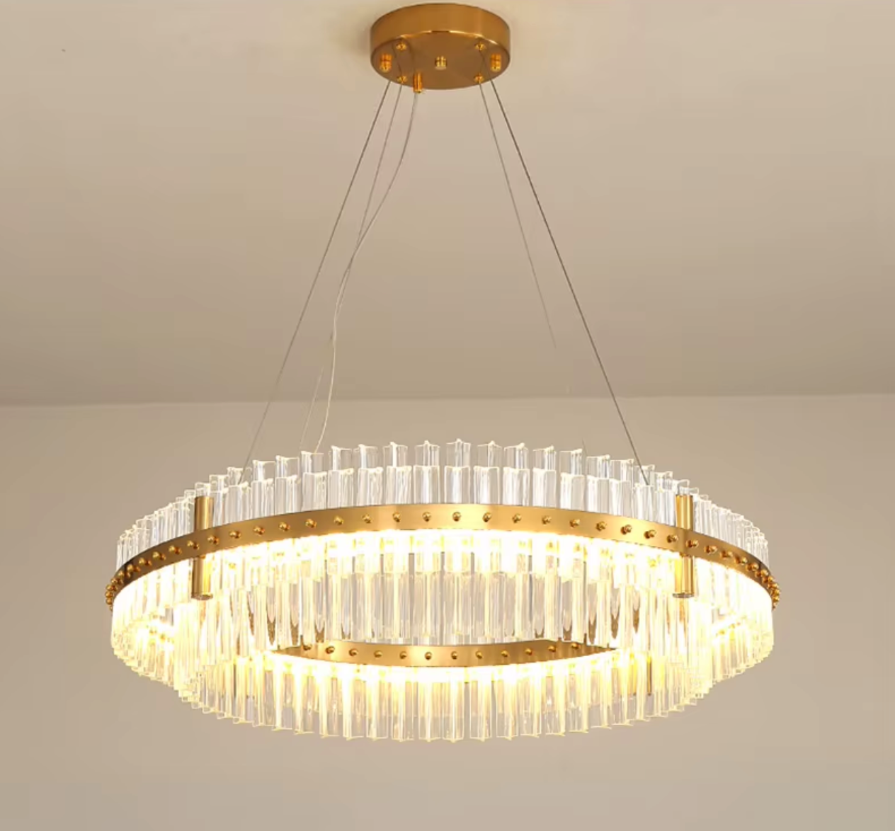 Ring Circular Crystal Chandelier 