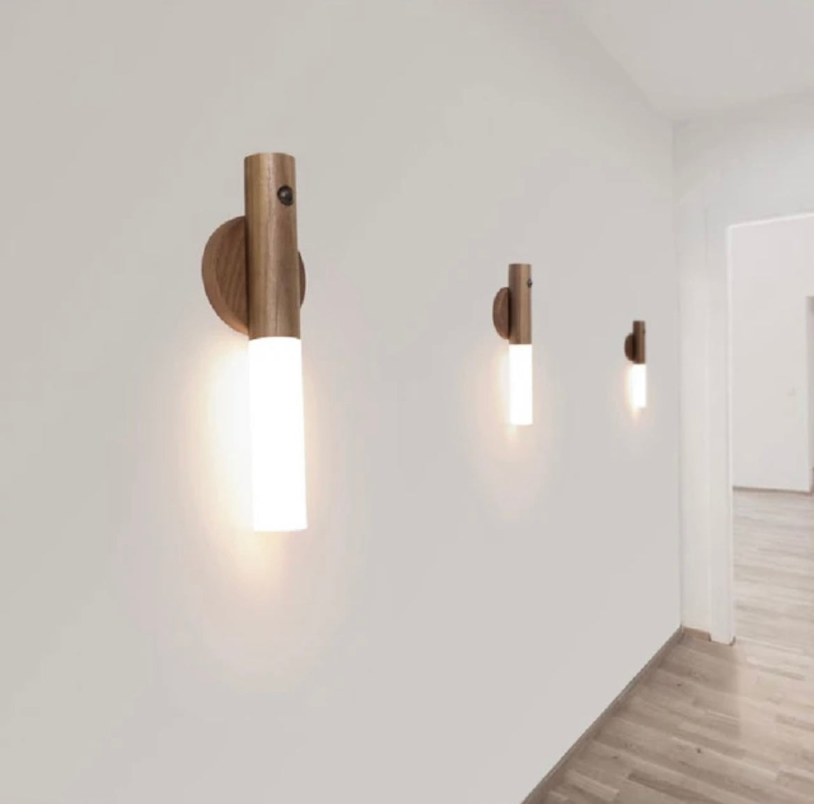 Zoyaloo Wood wall Wireless USB LED Lights