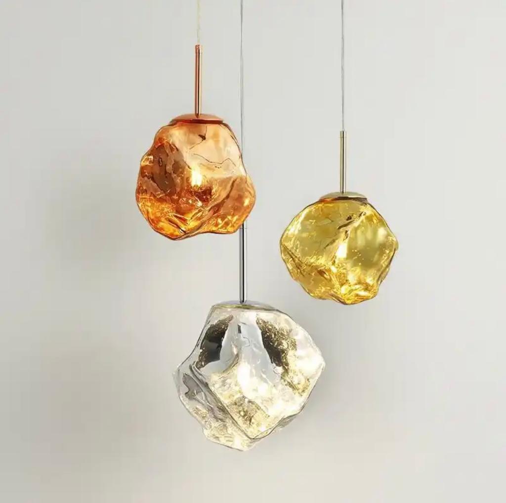 hanging coloured kitchen pendant lights