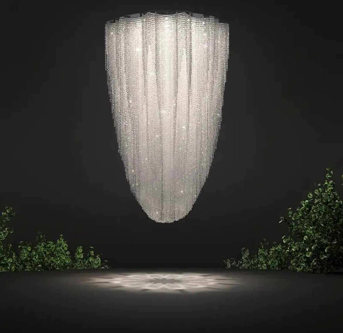 Crystal Bead Chandelier for modern interior 