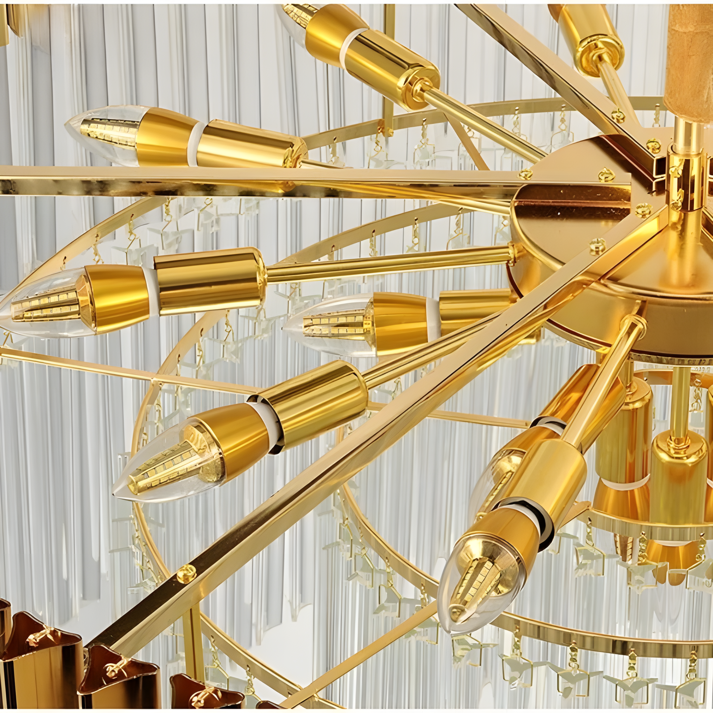 gold colour Decorative Chandelier Pendant
