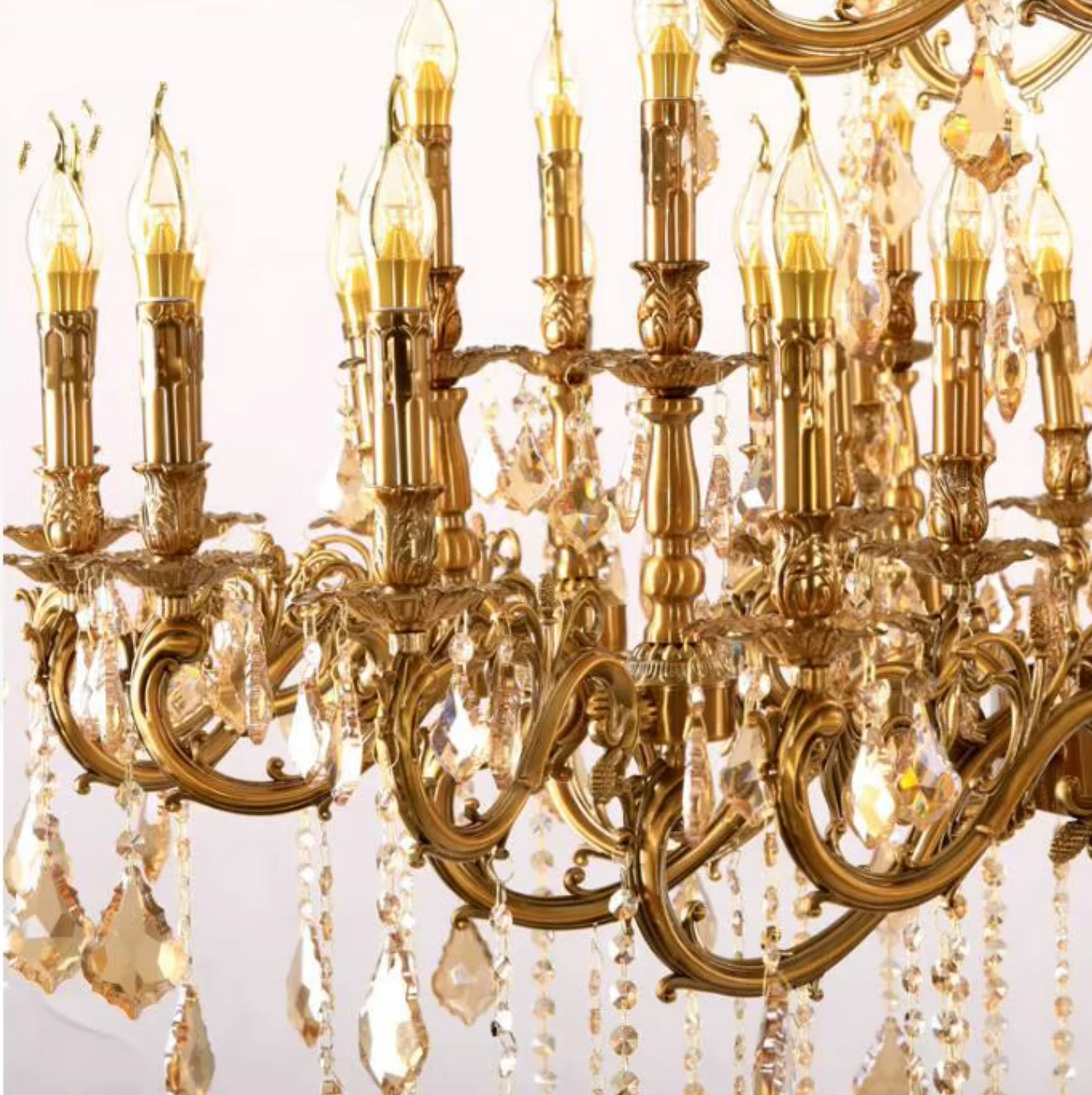 luxury brass italian chandelier