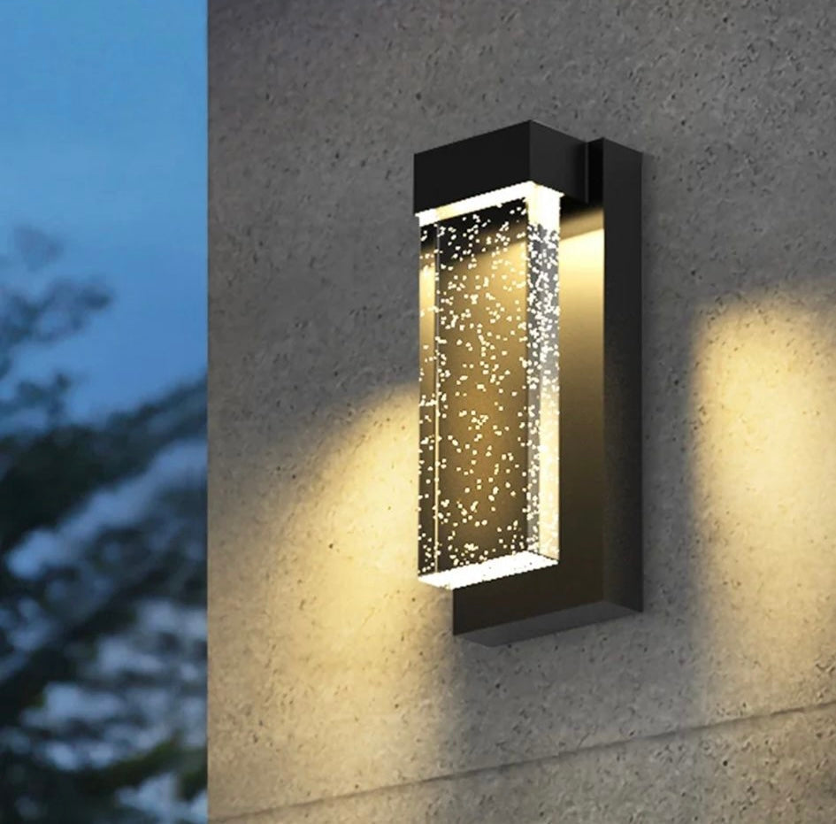 black outdoor wall mounted lights